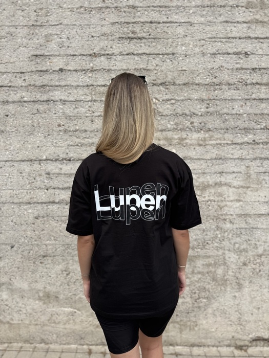 Lupen κοντομάνικο oversized μαύρο