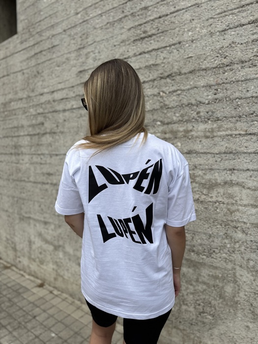 Lupen κοντομάνικο oversized λευκό