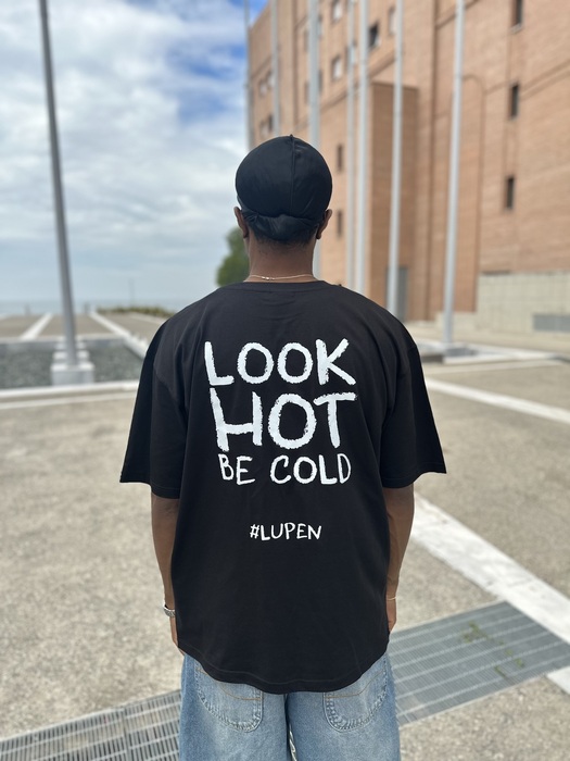Lupen κοντομάνικο oversized μαύρο