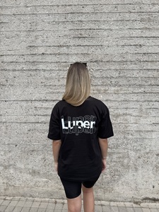 Lupen κοντομάνικο oversized μαύρο Φωτογραφία 2