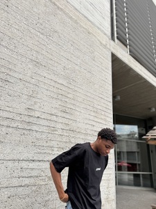 Lupen κοντομάνικο oversized μαύρο Φωτογραφία 5