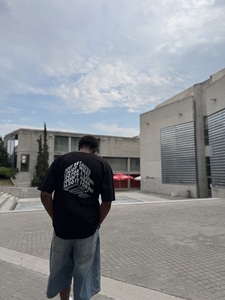 Lupen κοντομάνικο oversized μαύρο Φωτογραφία 10