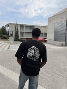 Lupen κοντομάνικο oversized μαύρο