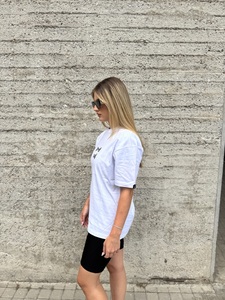 Lupen κοντομάνικο oversized λευκό Φωτογραφία 5