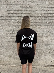 Lupen κοντομάνικο oversized μαύρο Φωτογραφία 4