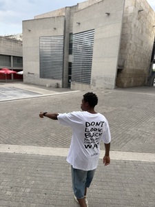 Lupen κοντομάνικο oversized λευκό Φωτογραφία 4