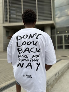 Lupen κοντομάνικο oversized λευκό