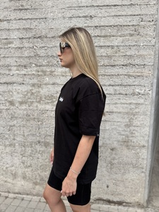 Lupen κοντομάνικο oversized μαύρο Φωτογραφία 4