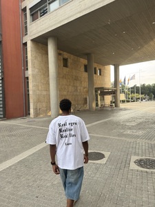 Lupen κοντομάνικο oversized λευκό Φωτογραφία 6