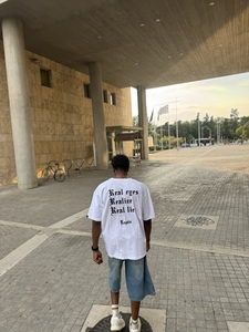 Lupen κοντομάνικο oversized λευκό Φωτογραφία 7