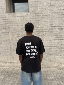 Lupen κοντομάνικο oversized μαύρο