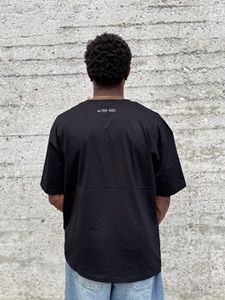 Lupen κοντομάνικο oversized μαύρο Φωτογραφία 3