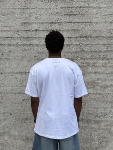 Lupen κοντομάνικο oversized λευκό Φωτογραφία 3